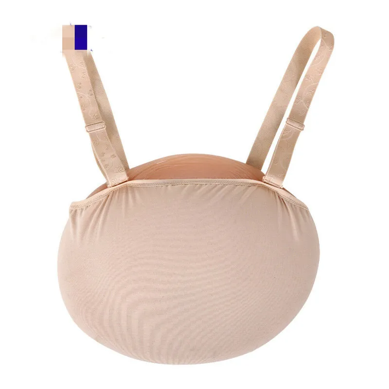 Artificial Silicone Belly Tummy Cloth Bag Woman Pregnant Bump 2500g 7-8 Months  Belly Fat Belly Bodysuit Men