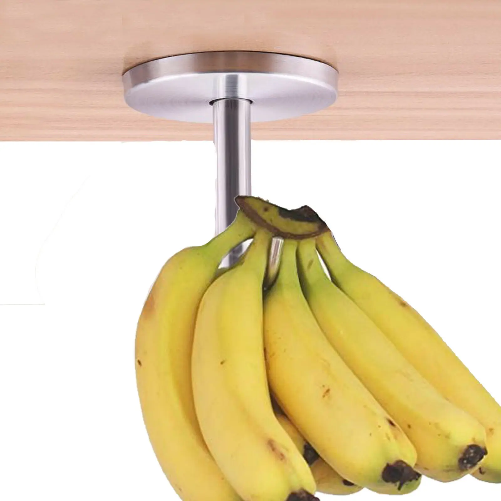 Stainless Steel Hanger Hook Organizer Under Cabinet for Banana or Heavy Kitchen 