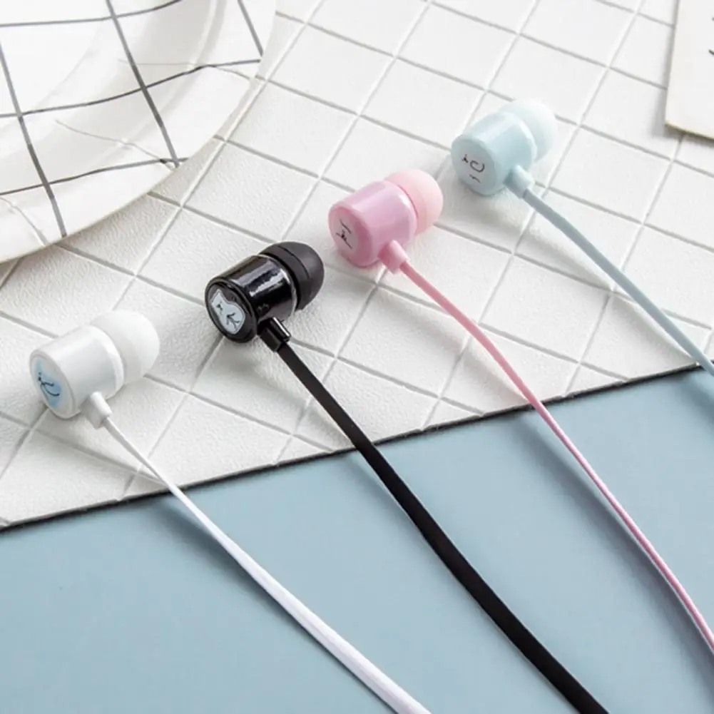 50% Off наушники мультфильм Шум снижение 3 5 мм Jack проводной In-ear спортивный наушник