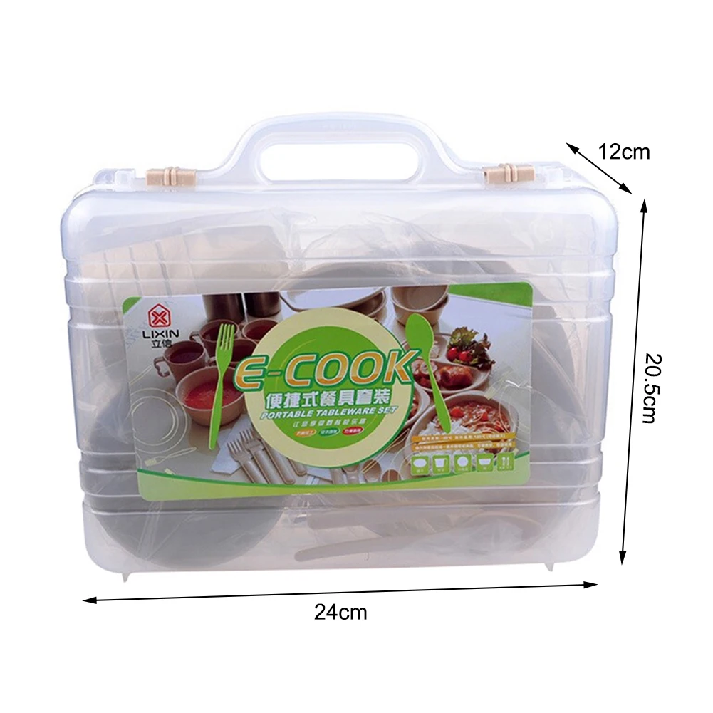 12/24 шт. многоразовые столовые приборы для пикника|Столовые пикника| |