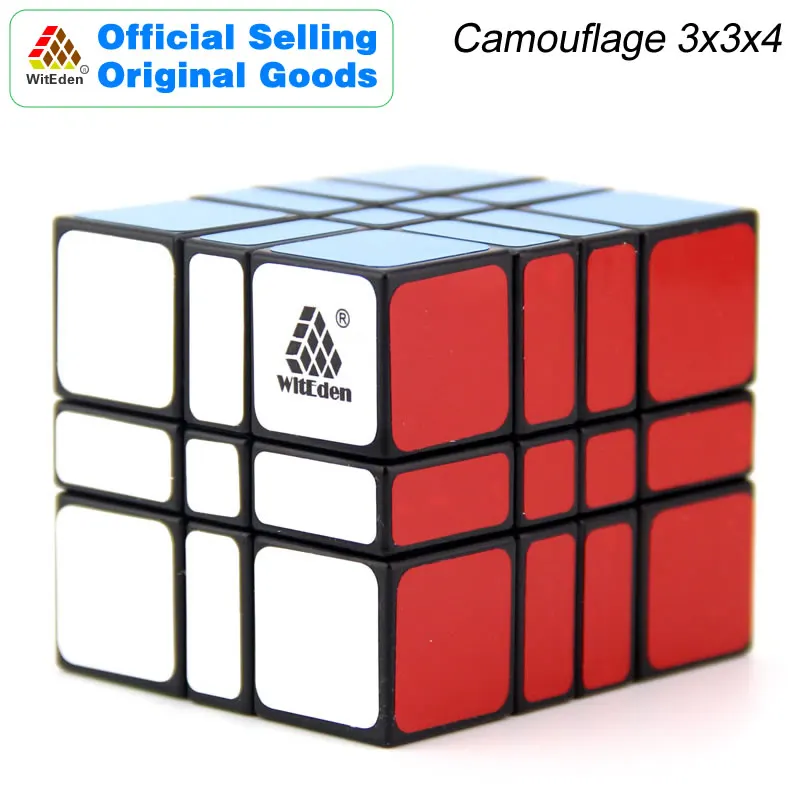 WitEden Камуфляж 3x3x4 магический куб 334 Cubo Magico Профессиональный скоростной нео