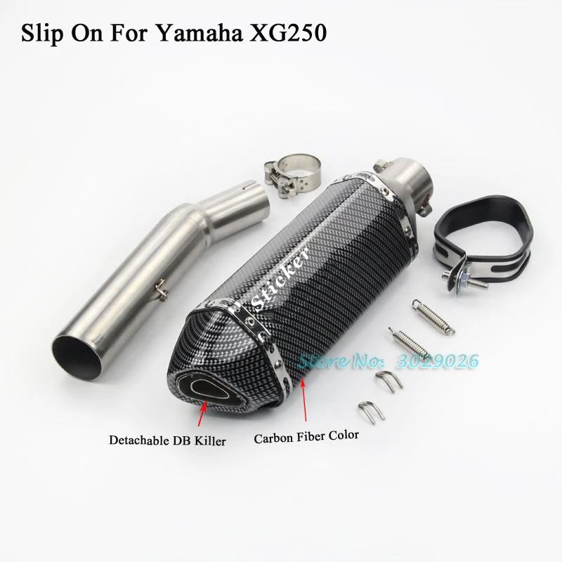 XG250 слипоны для Yamaha Tricker XG 250 мотоциклетный модифицированный глушитель выхлопных