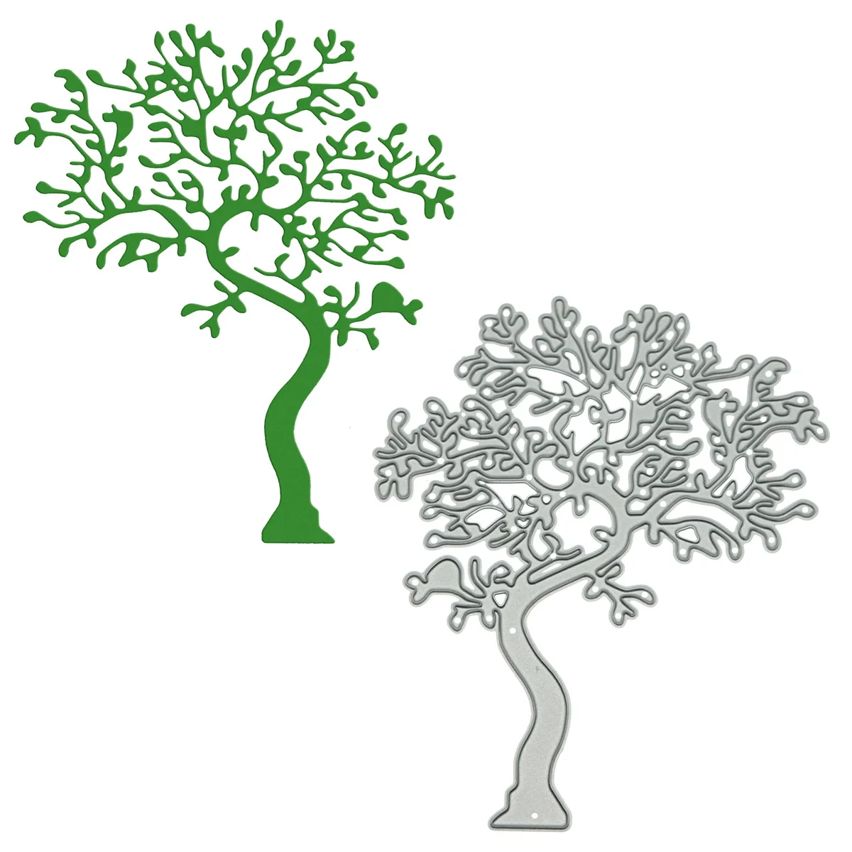 

Large Size Tree with Branch Leaf Pattern Cutting Dies Scrapbooking Paper Metal Cutter For DIY Handcraft Card Decorating Craft