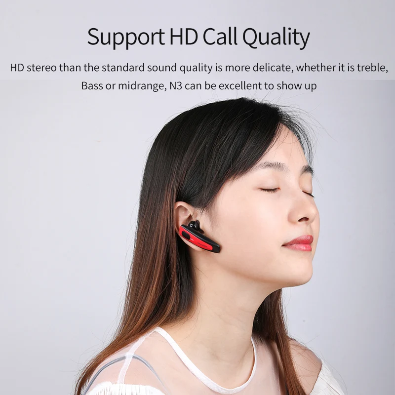 AWEI N3 беспроводные bluetooth наушники беспроводная бизнес гарнитура с микрофоном