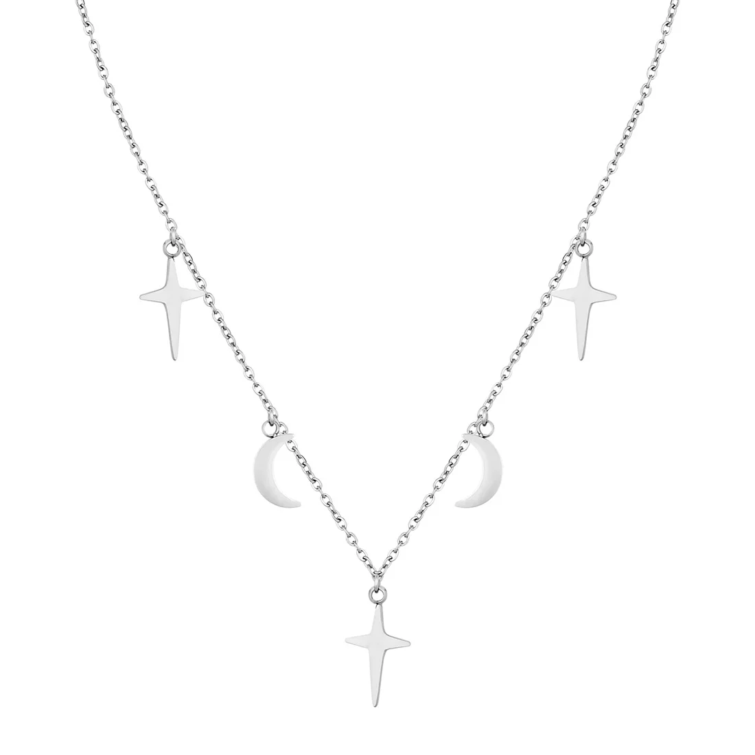 

Parigi PRGJEL1103 Women Necklace Valentine's Day Gift Steel Metallic Gray Birthday Gift for Womens Mothers Day Gift