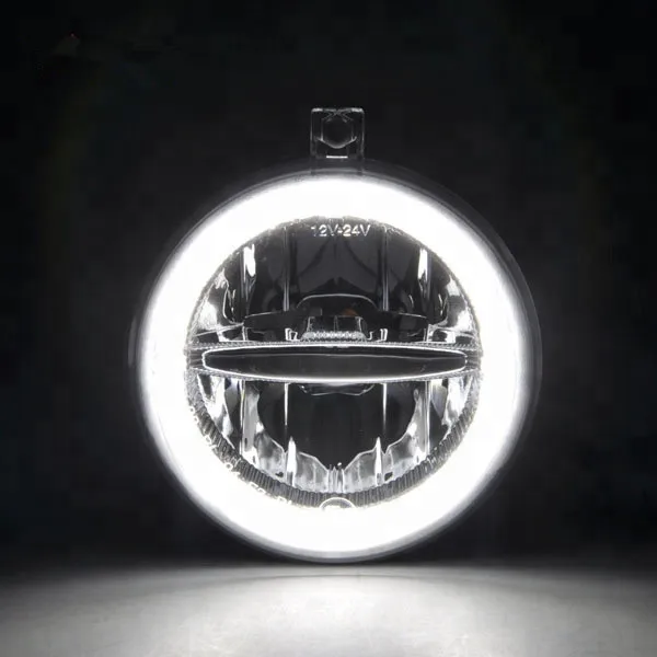 Белый направляющий DRL Halo кольца Led для вождения противотуманный светильник