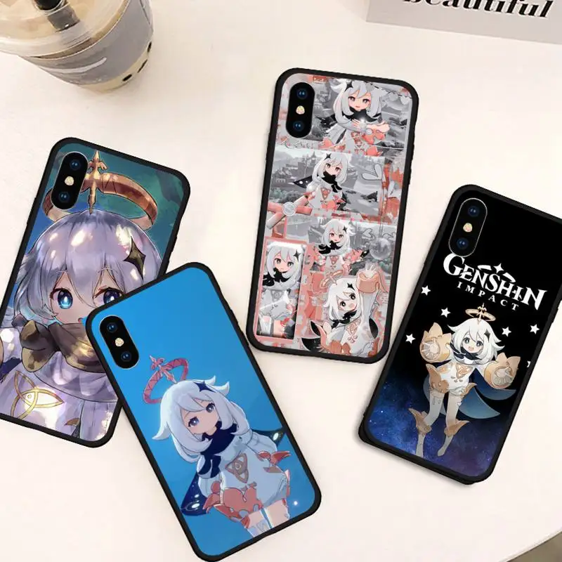 

Genshin Impact Paimon game Phone Case For iphone 12 11 13 7 8 6 s plus x xs xr pro max mini