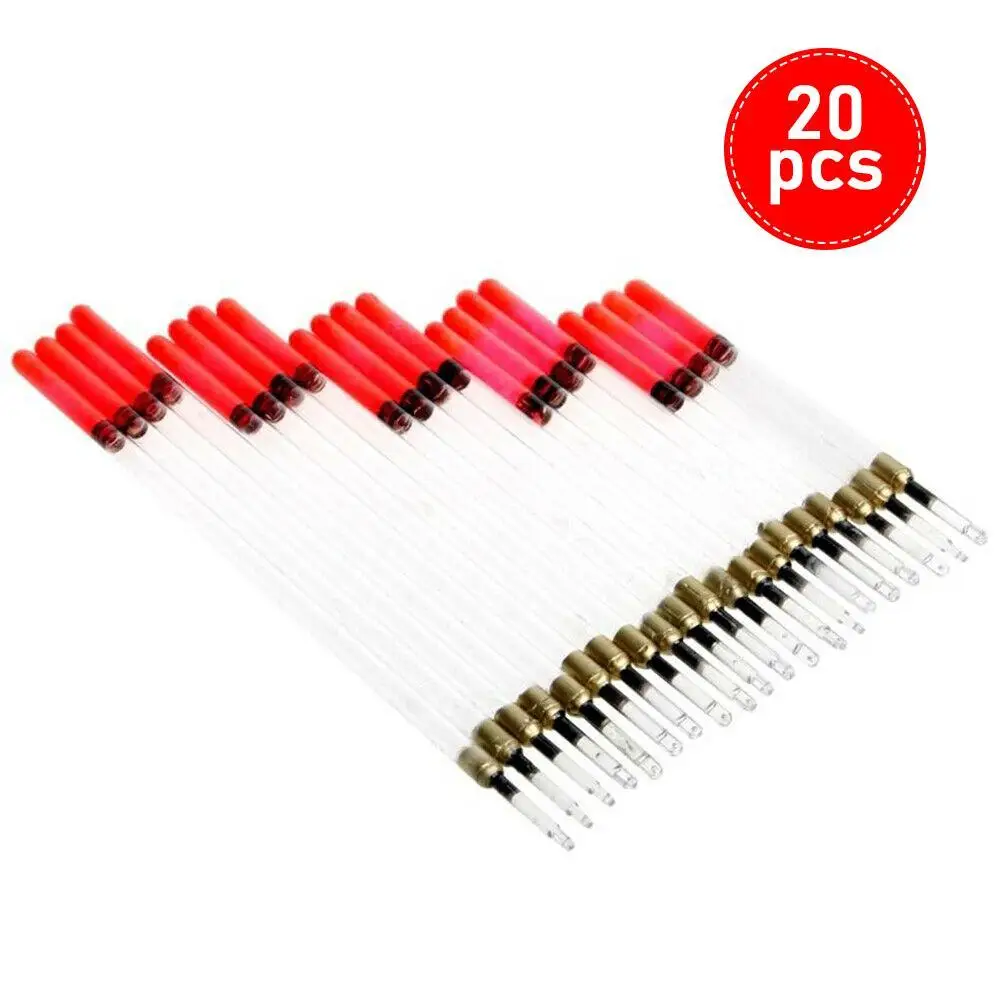 Полые поплавки для рыбы пластиковые прозрачные перламутровые 20 шт./упак. | Спорт и