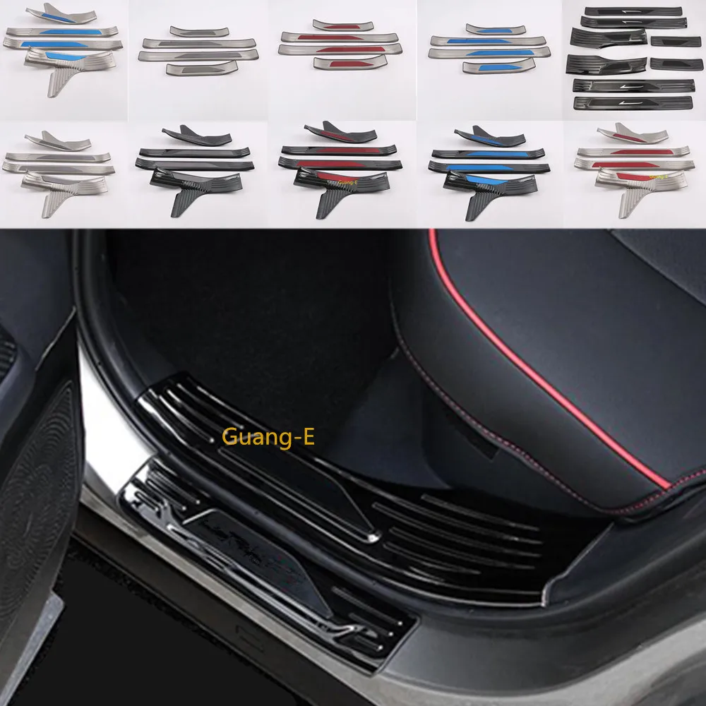 Для Lexus UX 200H 250H 260H Автомобильная внешняя наклейка педаль двери внешняя накладка внутри Задняя кромка платформы кузова рамка
