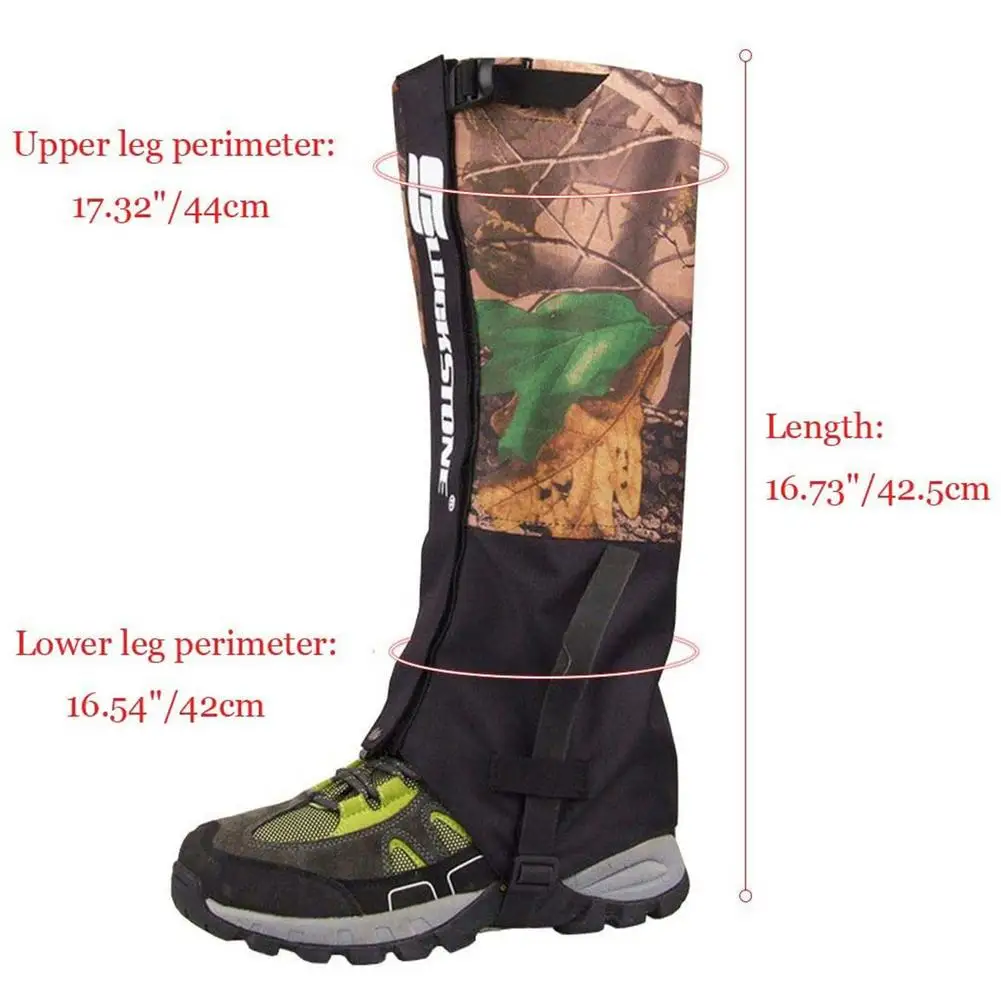 

Outdoor Snow Kneepad Skiing Gaiters Waterproof Camouflage Leg Cover Hiking Climbing Leg Protection Safety Leg Warmers