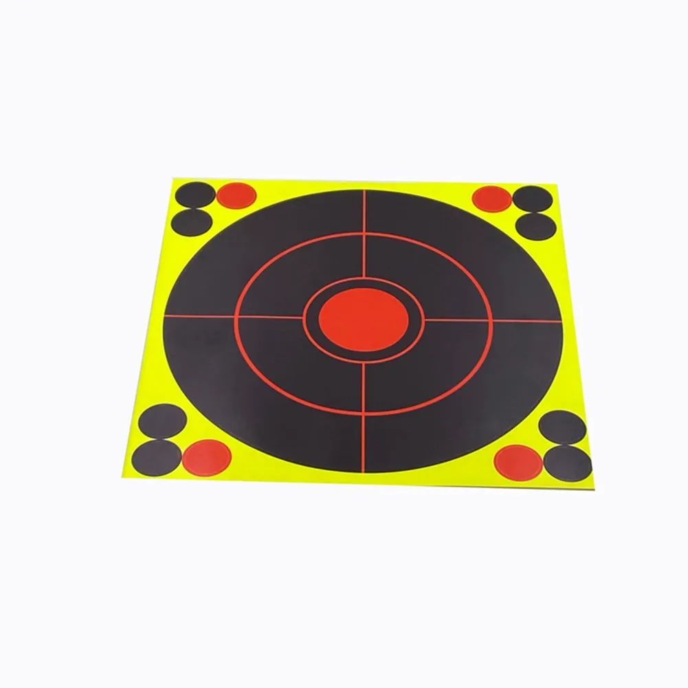

10/20/50pcs Shooting Targets Papers Splash Adhesive Reactivity Target Stickers Outdoor Shooting Practice Hunting Training