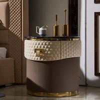 modern luxury elegant style table hotel bedside table bedroom vitrinas nightstand with drawers bedroom furniture