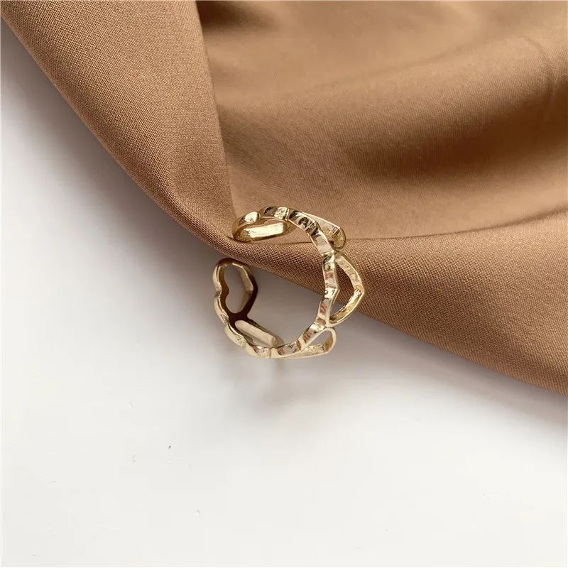 JOUVAL в Корейском стиле Новый кольцо с сердечком для Для женщин качества покрытием