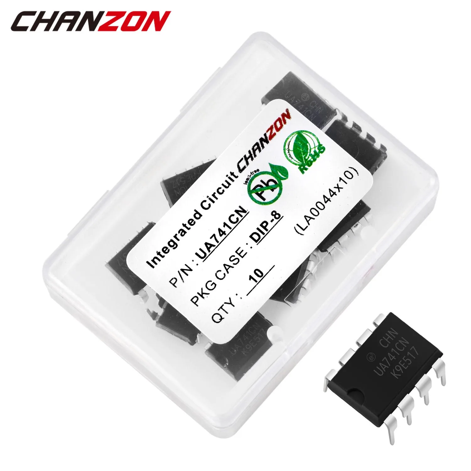 10 шт. DIP IC 8pins UA741CN UA741CP UA741 Amp LM741 741 DIP8 новая и оригинальная интегральная