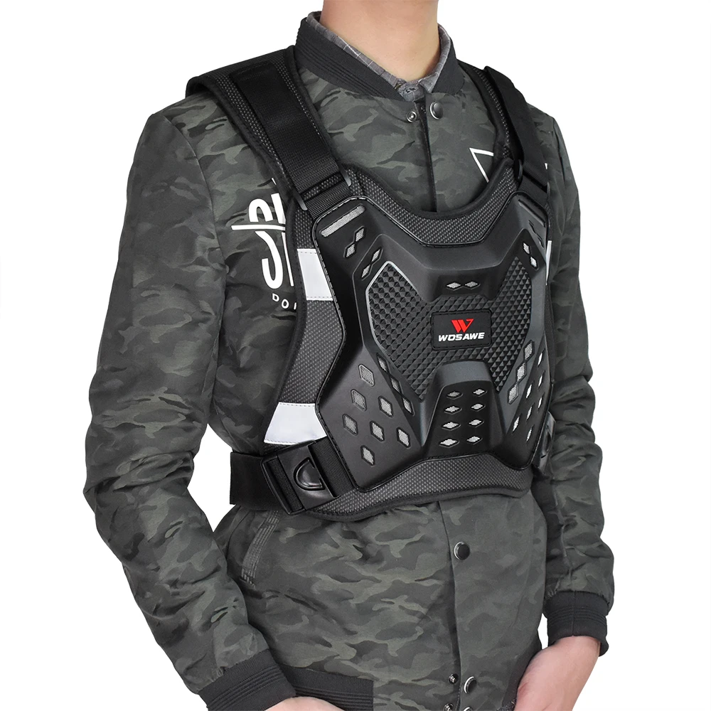 WOSAWE взрослого мотоцикла бронежилет грудь задняя защитные Шестерни Лыжный Спорт