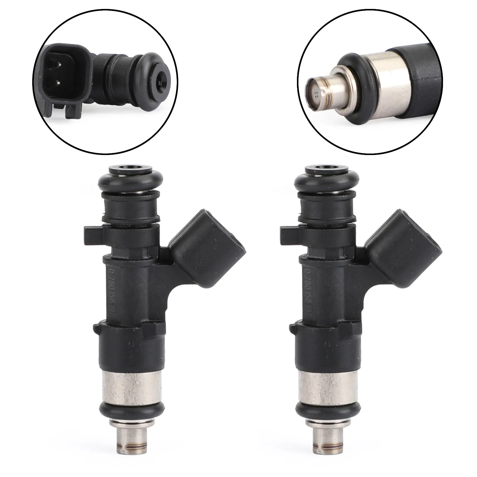 

2PCS 0280158197 Fuel Injectors Fit For Polaris Ranger Crew 800 2011-2014