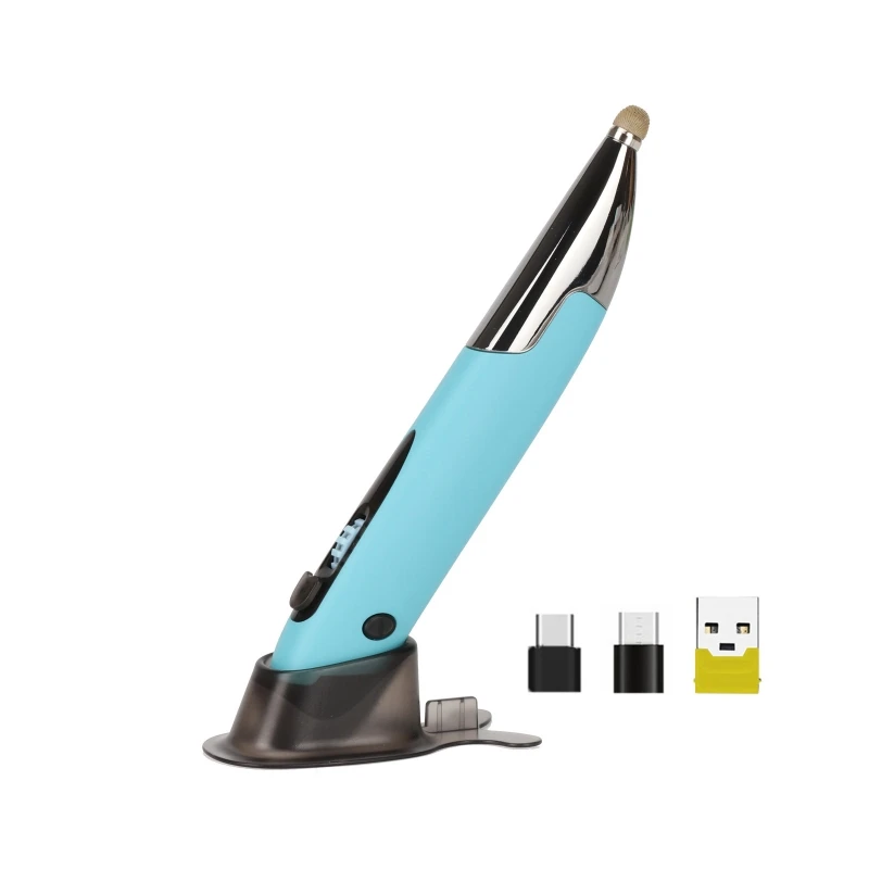 Перезаряжаемая мышь для правой и левой руки 1200 DPI 2 4G USB Беспроводная с адаптером