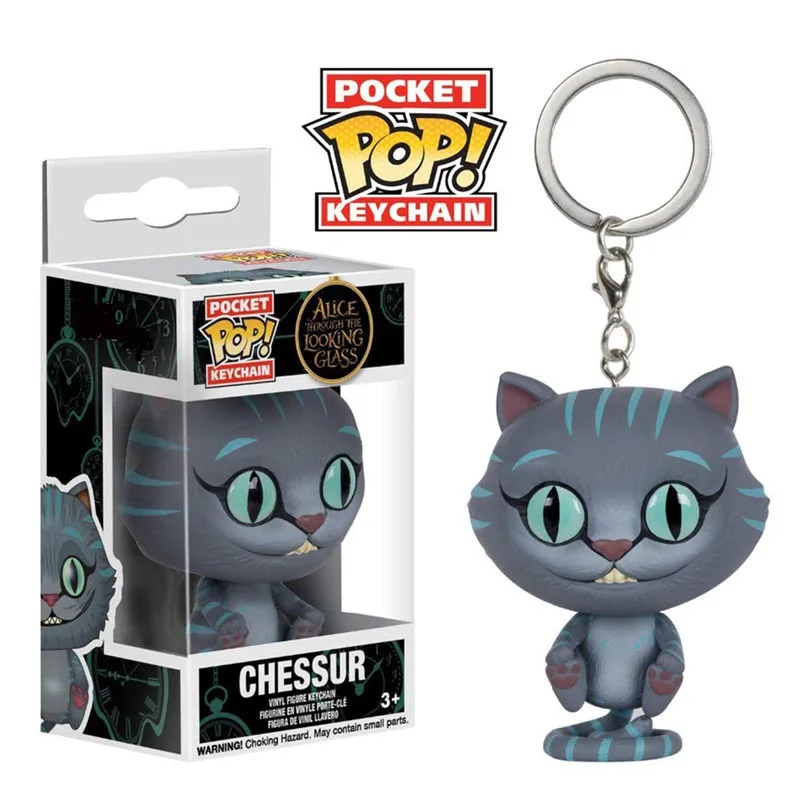 Funko Pop Карманный Брелок Алиса в Зазеркалье Chessur фигурка игрушка