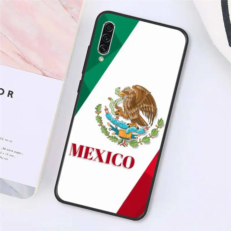 

Mexican National flag design pattern Phone Case For Samsung galaxy A S note 10 7 9 20 30 31 40 50 51 71 21 s ultra