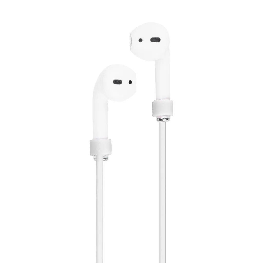 Беспроводной чехол для наушников Airpods 2 и 1 зарядный силиконовый защитный чехол и брелок с помпоном FW3