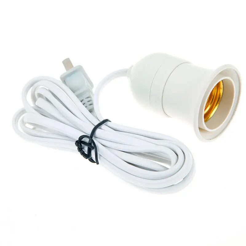 

Light Bulb Socket Cable Cord Plug In Pendant Lamp Light Bulb Holder With Switch US Plug With Switch Control