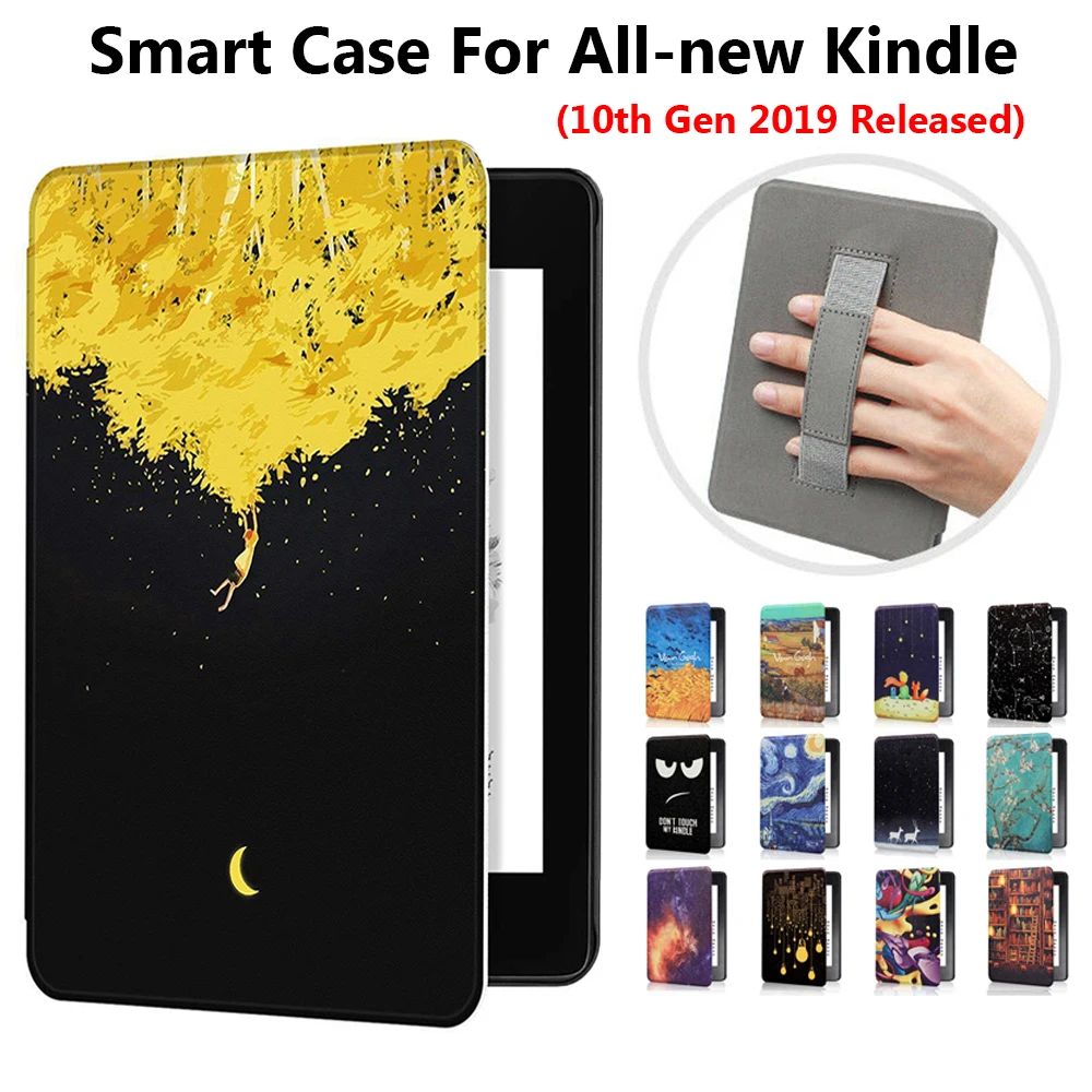 1PC Fashion Smart Case Magnetic 6" e-Books Reader Cover For Amazon All-new Kindle 10th Gen 2019 Released With Hand Holder | Компьютеры