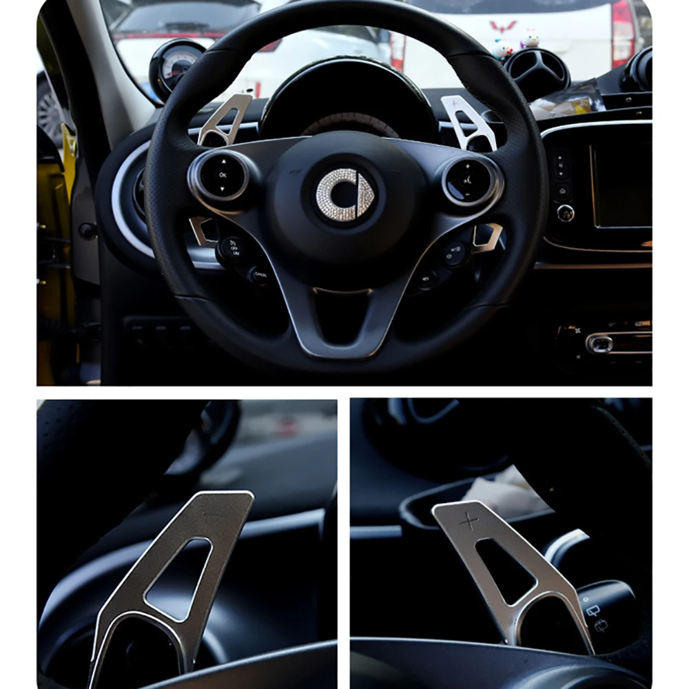 2 шт. лопатки для руля Mercedes Smart Fortwo Forfour 453 451|Наклейки на автомобиль| |