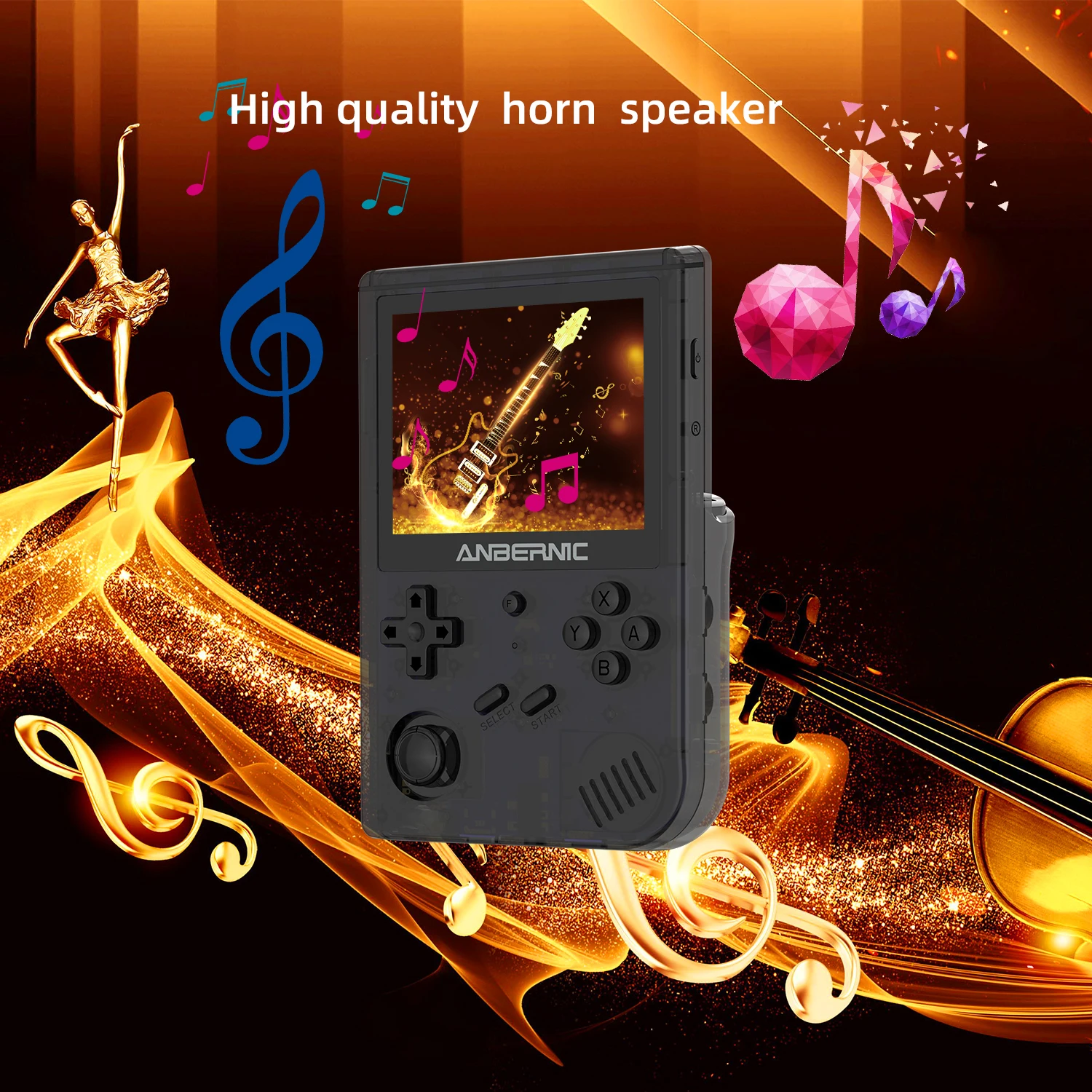 Günstig ANBERNI Neueste RG351V Retro Spiel Konsole RK3326 Handheld Game Player 3.5
