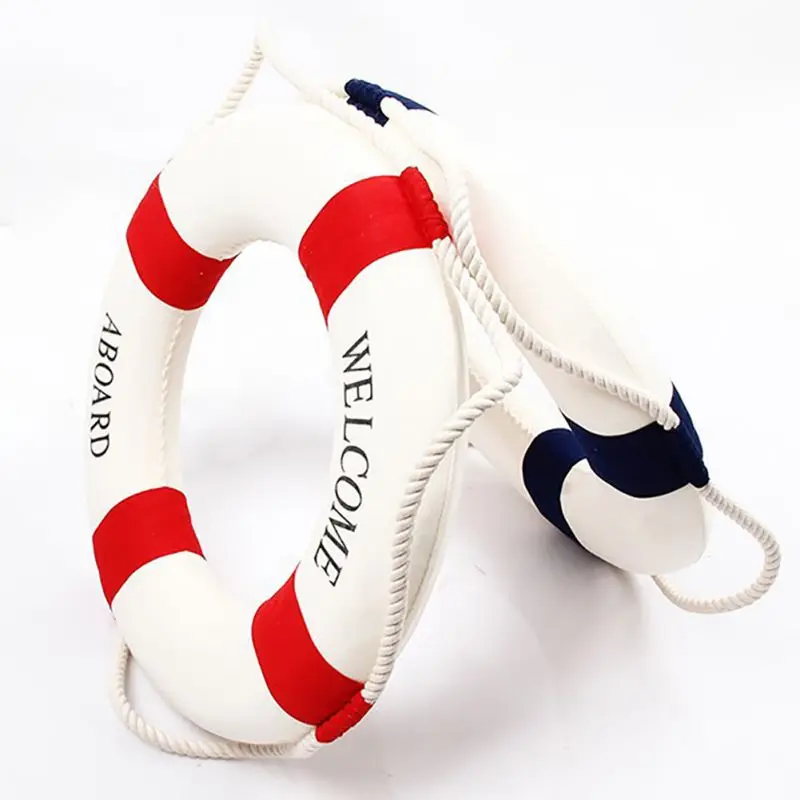 

Foam Home Decor Nautical Decorative Lifebuoy Life Ring Wall Hanging Decorative Ring Room Bar Home Decoration