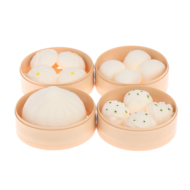 

Fidget Sensory Toy Steamer of Steamed Stuffed Bun Autism Special Needs Stress Reliever Stress Soft Relieve Play House Model Toy