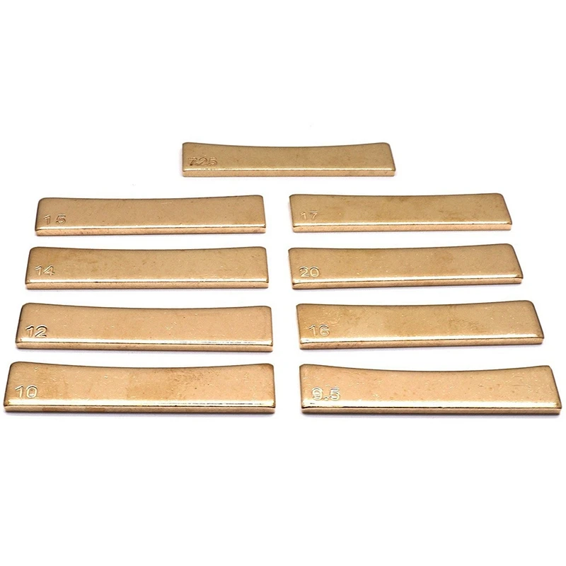 

Dropship-Electric Guitar Repair Tool Alloy Fretboard Press Caul With Press Caul Inserts Musical Instrument Accessory - Golden, A