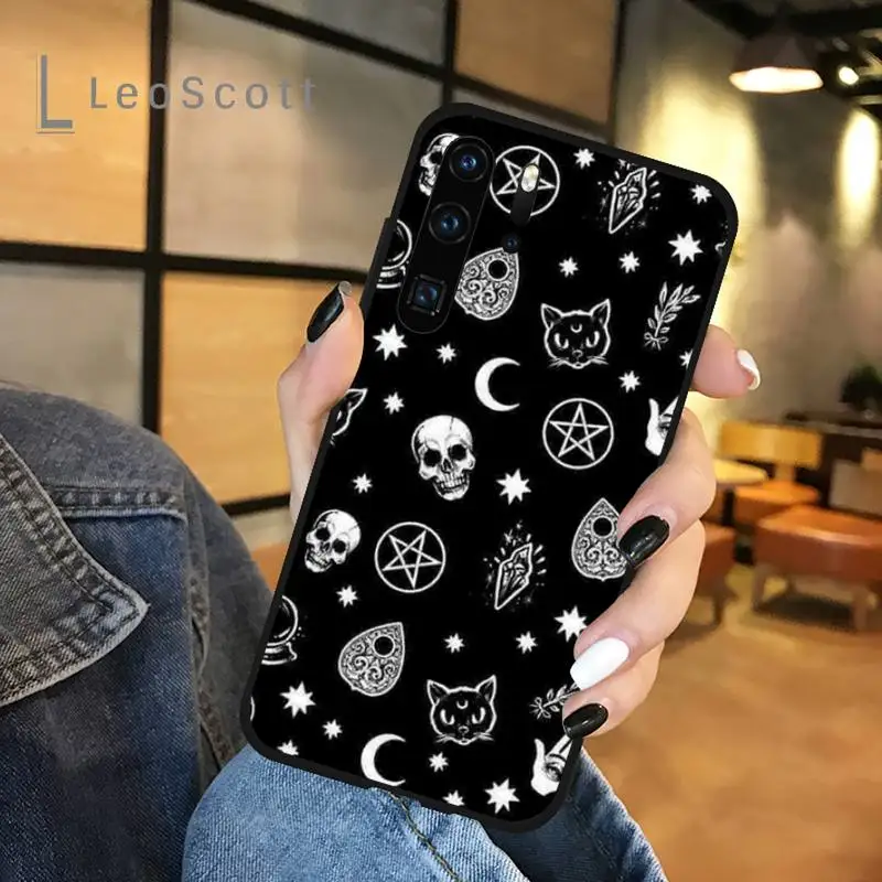 

Witchcraft Dark Witch Phone Cases For Huawei honor Mate P 9 10 20 30 40 Pro 10i 7 8 a x Lite nova 5t