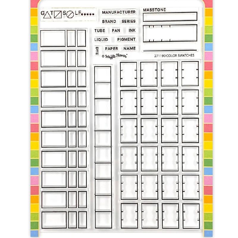 Новое поступление 2021 цветные часы прозрачный силиконовый штамп/печать для