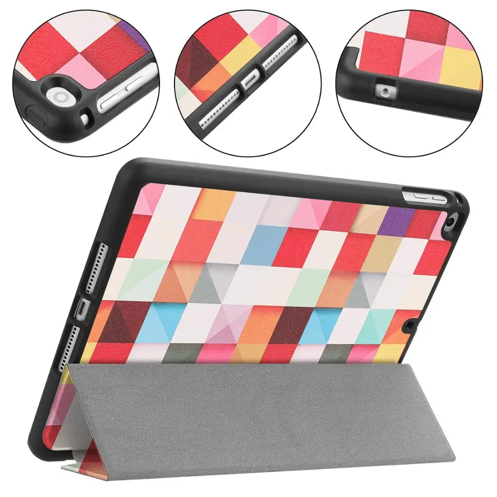 Защитный чехол GLIGLE для iPad 9 7 2017 2018 подставка Air/Air 2 со слотом карандаша + подарок