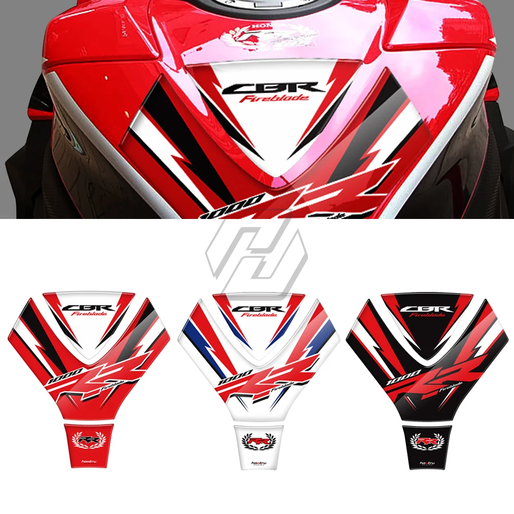 

For Honda CBR1000RR CBR 1000RR Fireblade 2017-2020 Motorcycle Gas Tank Pad Protector 3D Resin