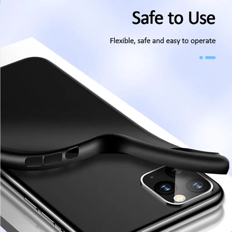 USAMS Matte Case for iPhone 11 Pro Max PP Coque Cover For case 0.55mm Ultra-thin protector soft |