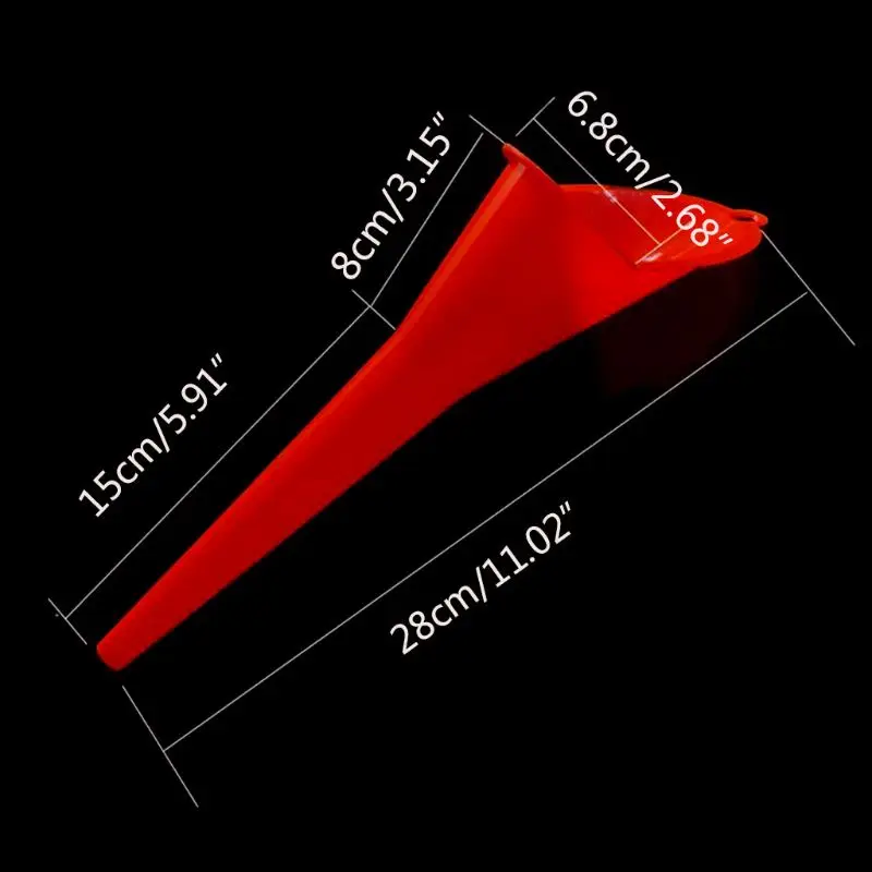 Машина заправки длинный рот Воронка для топлива моторного масла добавка