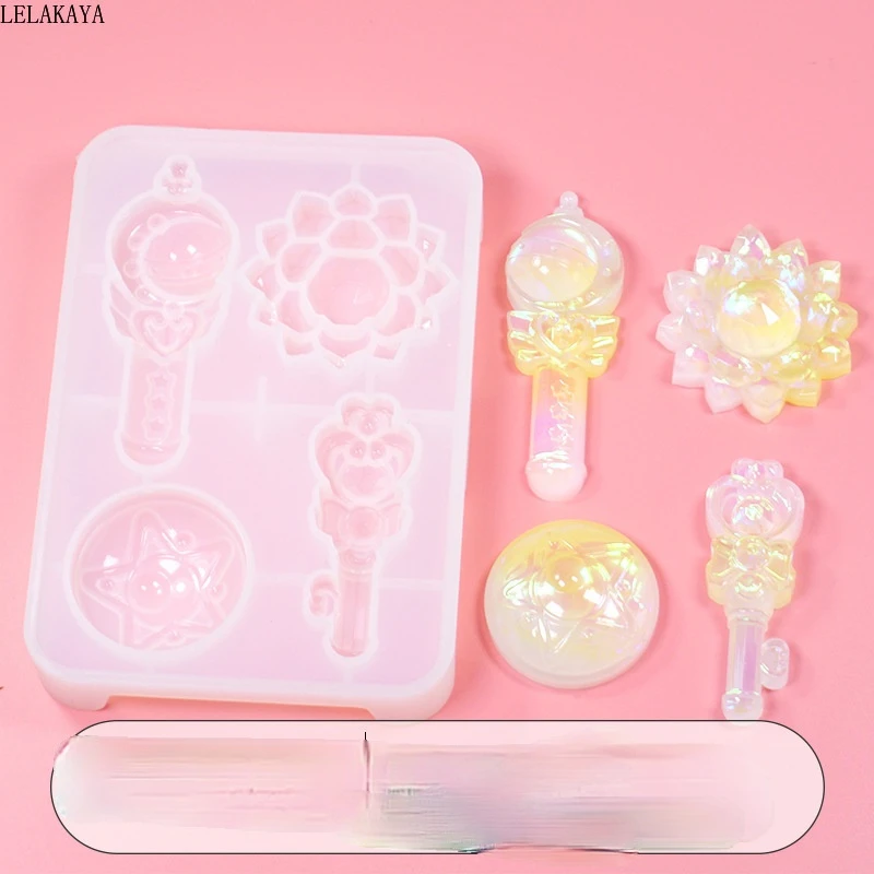 Аниме Мун Card Captor Sakura действие напечатанный рисунок силикагель Волшебная палочка