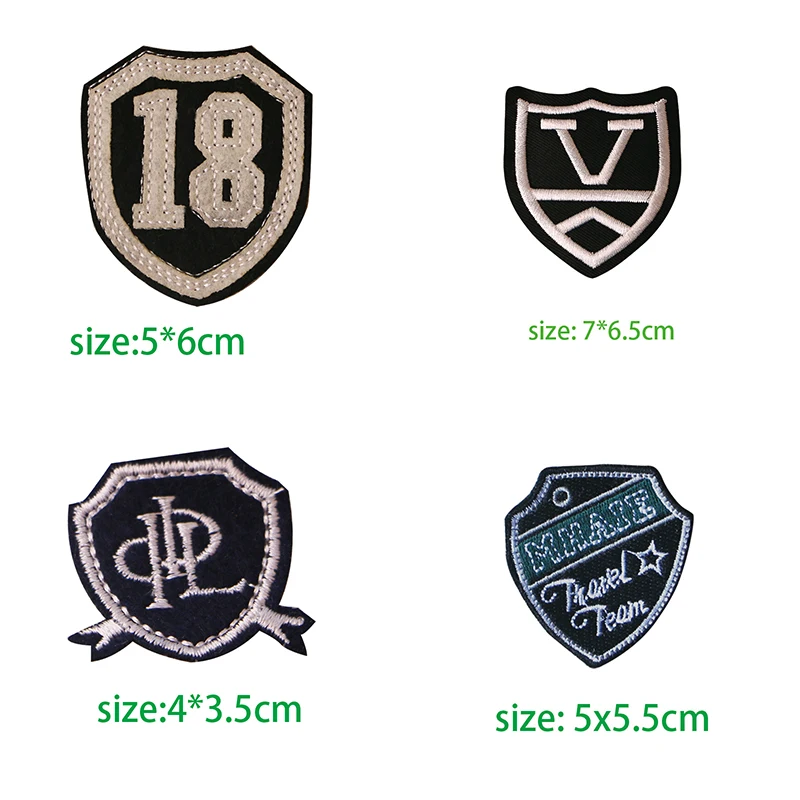 Нашивки с вышивкой V на одежду модный рыцарский медаль тотем надпись сделай сам