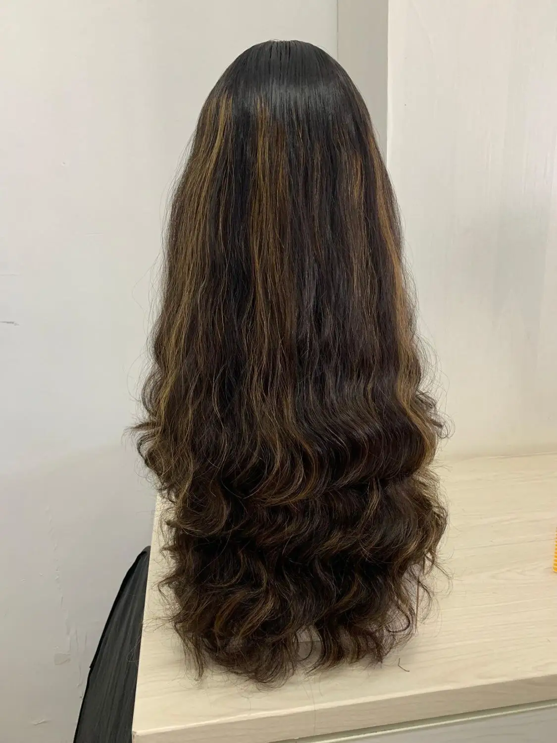 Wonder wig, европейские натуральные волосы спортивный бандаж, пони парик, tsingtaowigs unprocess hair(Кошерный парик - Цвет: same as picture