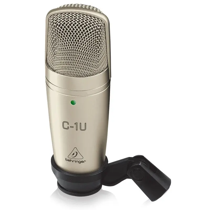 Кардиоидный конденсаторный микрофон Behringer с USB-кабелем и поворотным держателем