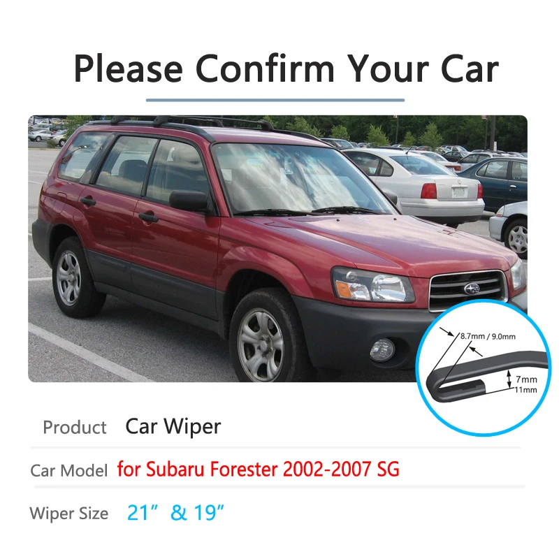 Для Subaru Forester 2002 2003 2004 2005 2006 2007 SG автомобильный стеклоочиститель лобовое стекло