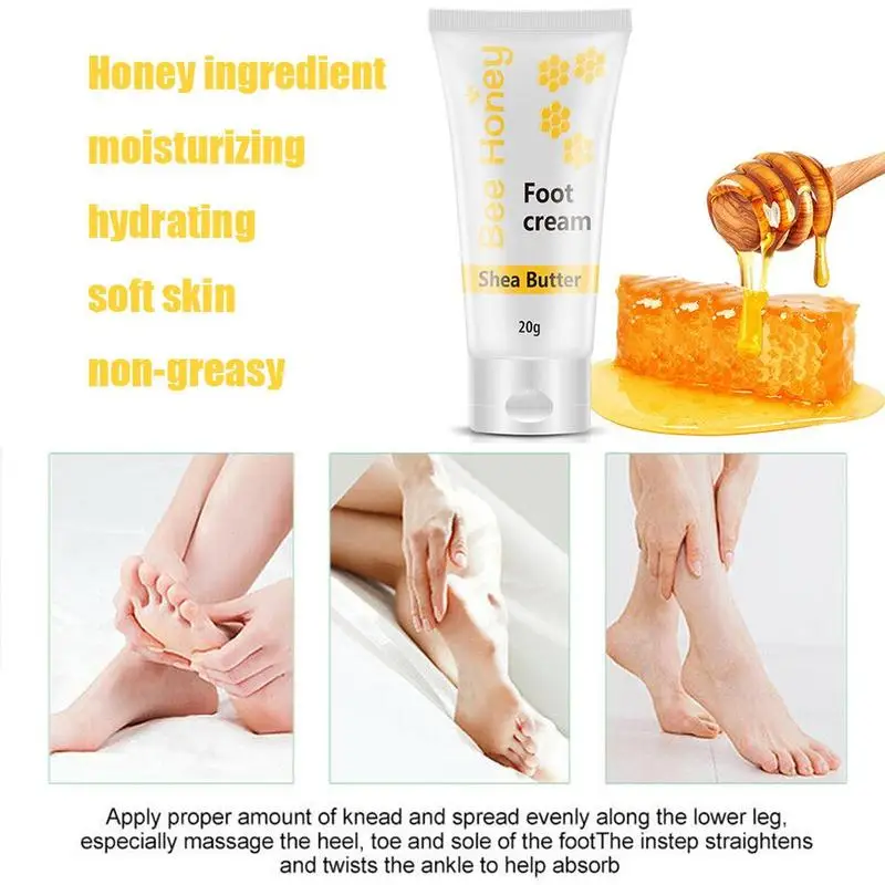 Натуральный мед антисохнущий крем для трещины ног отшелушивающая маска удаления