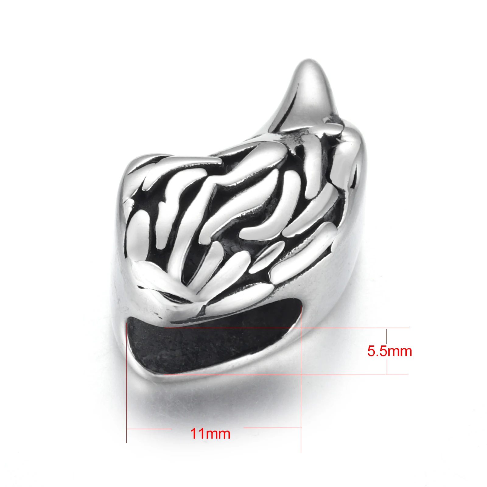 Бусины-слайдеры из нержавеющей стали 11 Х5 мм | Украшения и аксессуары