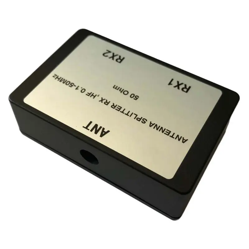 

P82F Antenna Splitter DIY Kits RX HF 0.1-50MHz 50Ohm TV Satellite Coax Cable Signal with 2 Receiver Ports