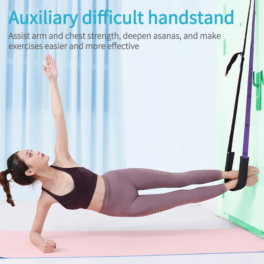 

Yoga Flexibility Stretching Leg Stretcher Strap For Ballet Cheer Dance Gymnastics Trainer Yoga Flexibility Leg Stretch Belt