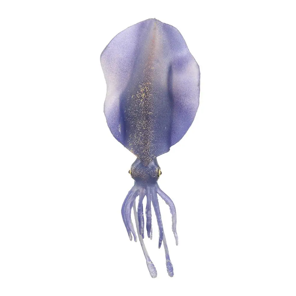 

High Simulation Shrimp Squid Ocean Animal Model Figurine Table Decor Ornaments Kids Educational Cognition Toy Gift