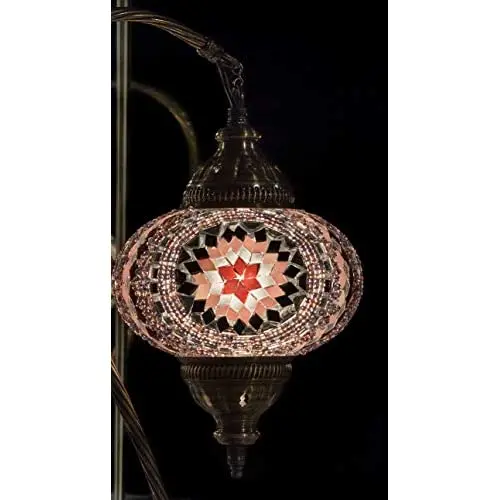Турецкая лампа Тиффани 2021 мозаичное витражное стекло бохо Марокканский Фонарь
