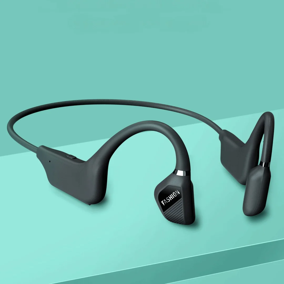

Наушники с костной проводимостью Bluetooth, беспроводные, водонепроницаемые, удобные, открытые наушники, легкая форма, спортивные наушники-вкла...