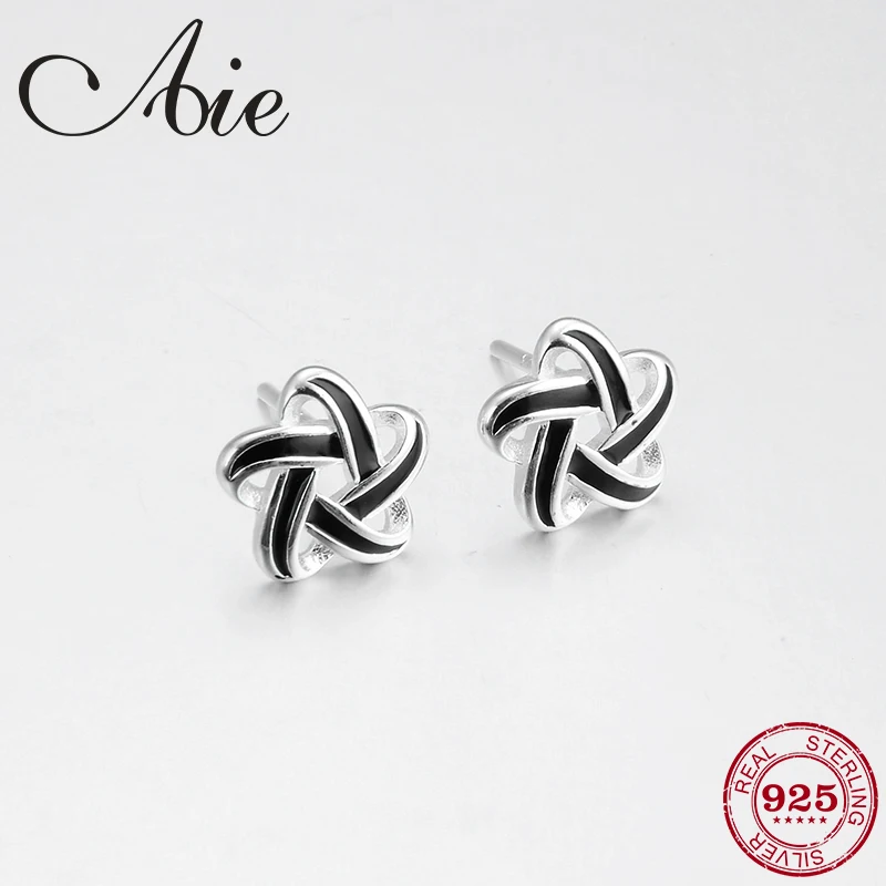 Женские серьги-гвоздики из серебра 925 пробы с эмалью | Украшения и аксессуары